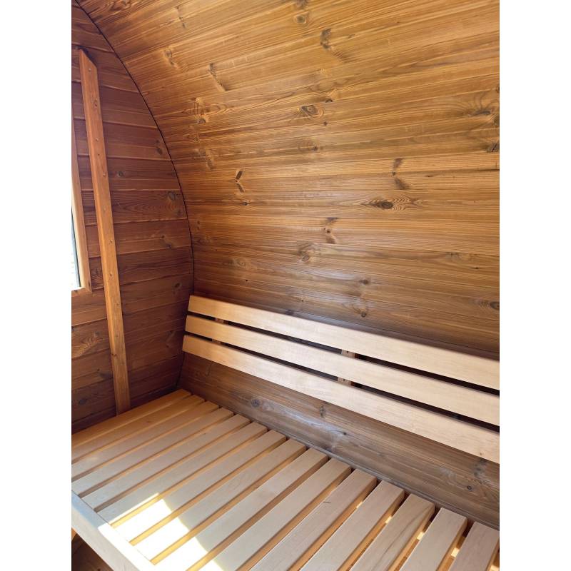Sauna – Barrel 2,2m x 4m - obrazek 6