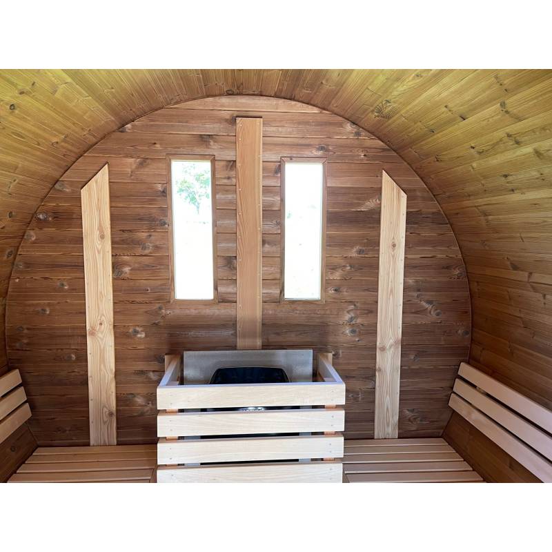 Sauna – Barrel 2,2m x 4m - obrazek 7