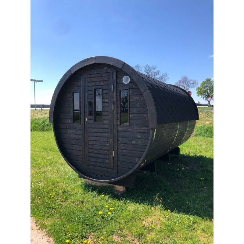 Sauna – Barrel 2,2m x 4m - obrazek 12