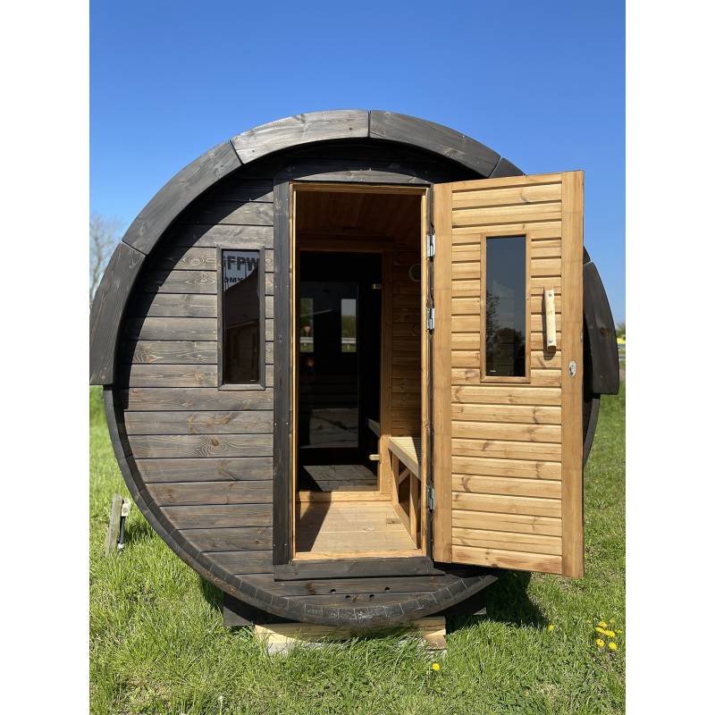 Sauna – Barrel 2,2m x 4m - obrazek 4