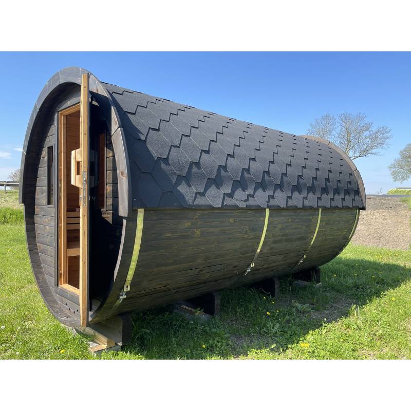 Sauna – Barrel 2,2m x 4m - obrazek 2