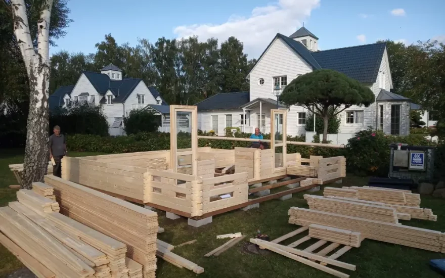 budowa domu szkieletowego z drewna