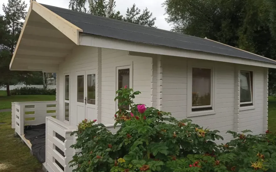 dom szkieletowy z drewna